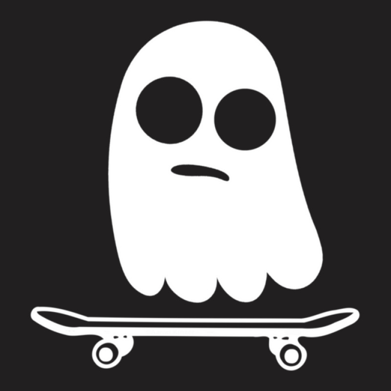 Skateboarding Ghost T-shirt | Artistshot