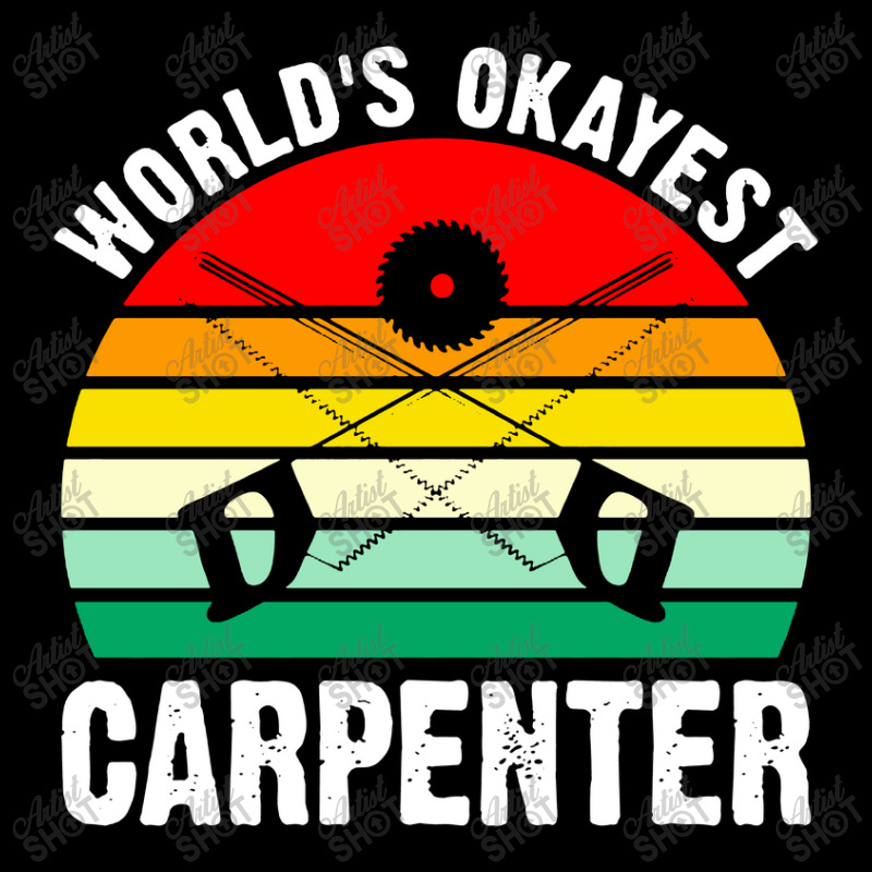 World's Okayest Carpenter V-neck Tee | Artistshot