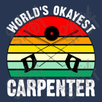 World's Okayest Carpenter Men Denim Jacket | Artistshot