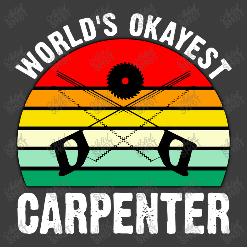 World's Okayest Carpenter Men's Polo Shirt | Artistshot