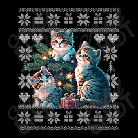 Cat Christmass Wocats Lover Ugly Xmas Men's Long Sleeve Pajama Set | Artistshot