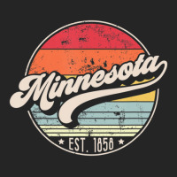 Trending Retro Minnesota Home State Mn Cool 70s Style Sunset Unisex Hoodie | Artistshot