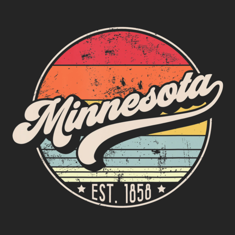 Trending Retro Minnesota Home State Mn Cool 70s Style Sunset Unisex Hoodie | Artistshot