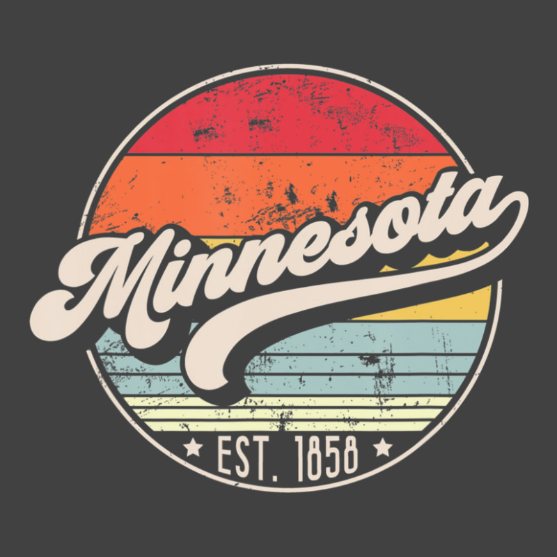 Trending Retro Minnesota Home State Mn Cool 70s Style Sunset Vintage T-shirt | Artistshot