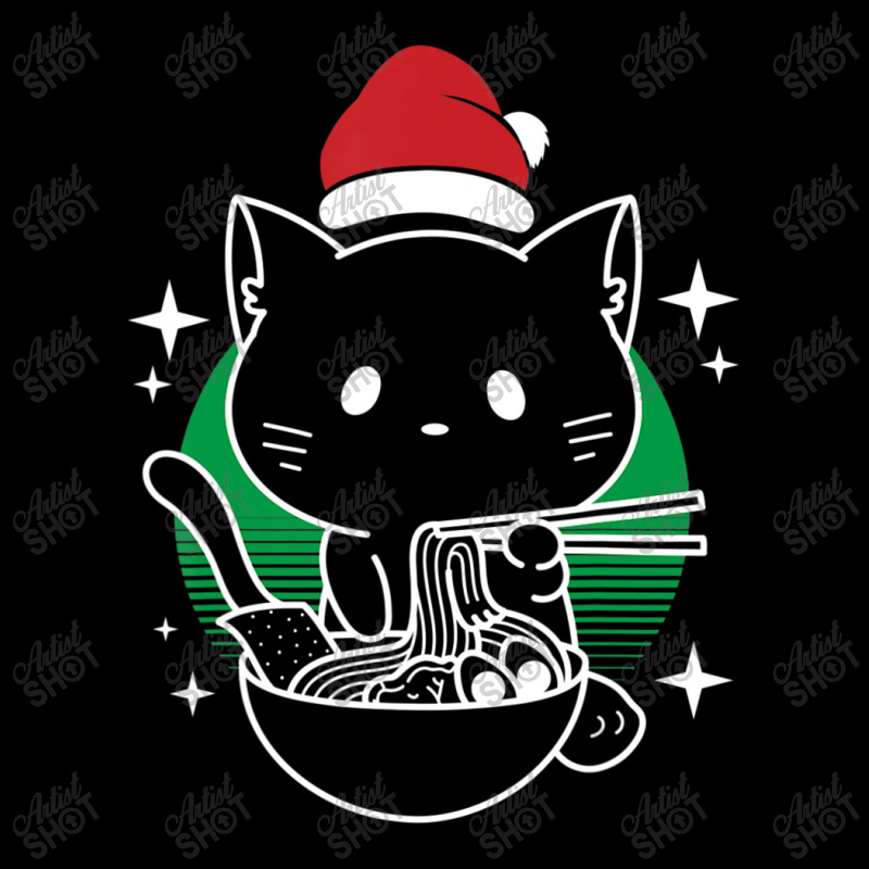 Cat Eating Rachristmas Pajama Kitten Santa Japanese Food Adjustable Cap by blackeyestyx | Artistshot