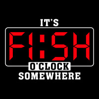 It's Fish O'clock Somewhere For Dark Women's V-neck T-shirt | Artistshot