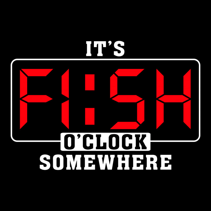 It's Fish O'clock Somewhere For Dark Women's V-Neck T-Shirt by autlu2024 | Artistshot