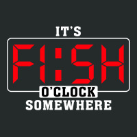 It's Fish O'clock Somewhere For Dark Women's Triblend Scoop T-shirt | Artistshot