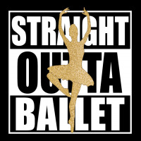 Straight Outta Ballet For Dark Youth Zipper Hoodie | Artistshot