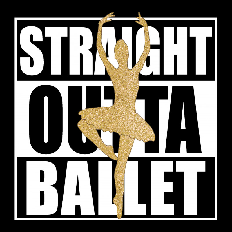 Straight Outta Ballet For Dark Youth Zipper Hoodie by autlu2024 | Artistshot