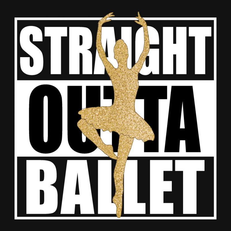 Straight Outta Ballet For Dark Baby Bibs by autlu2024 | Artistshot