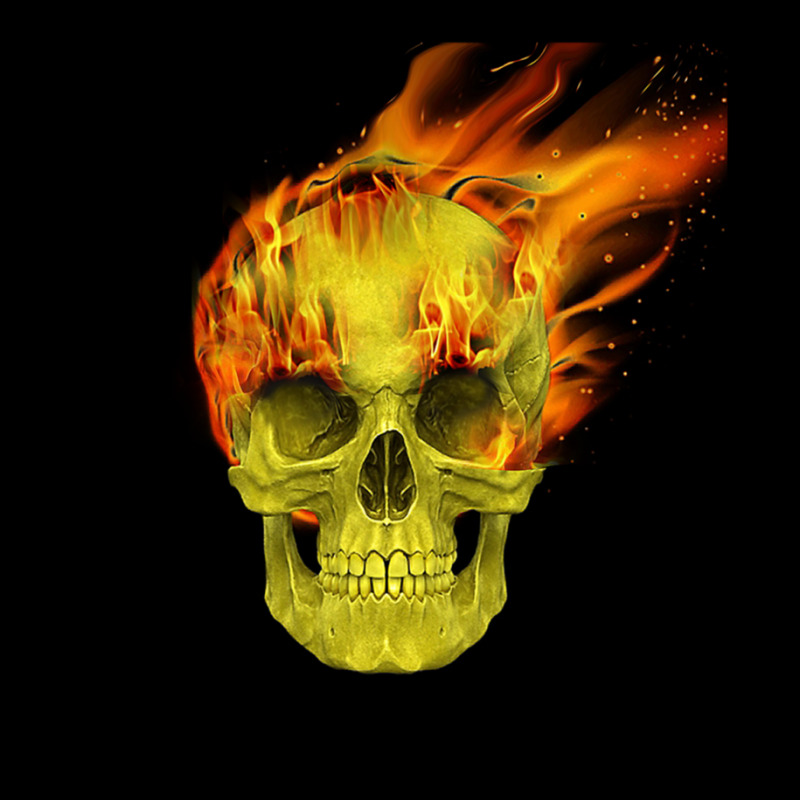 Skull Flame Long Sleeve Shirts | Artistshot