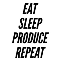 Eat Sleep Produce Repeat  Movie Producer Film Student School Film Maki Sticker | Artistshot