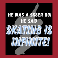 Sk8er Boi Sk8 The Infinity Quotskating Is Infinitequot Whiteblue Poste Long Sleeve Shirts | Artistshot