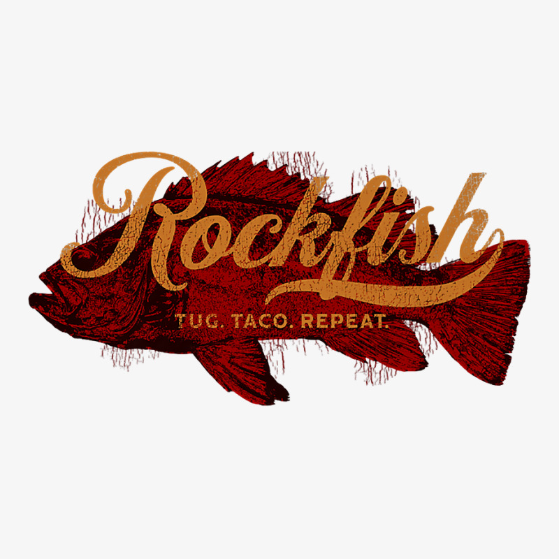 Rock Fish California West Coast Rockfish Tug Taco Repeat Premium T Shi Ladies Fitted T-Shirt by tamkyfashions | Artistshot