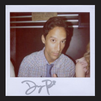 Danny Pudi Autographed Polaroid Poster Hippie (1) T-shirt | Artistshot