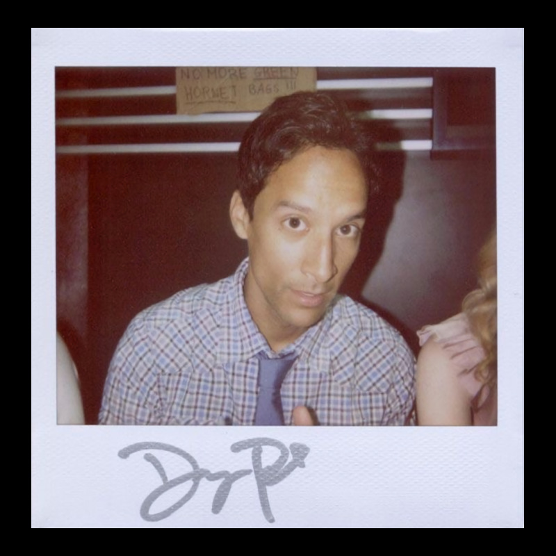 Danny Pudi Autographed Polaroid Poster Hippie (1) Fleece Short | Artistshot