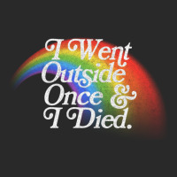 I Went Outside Once I Died Nihilist Meme Design Printed Hat | Artistshot