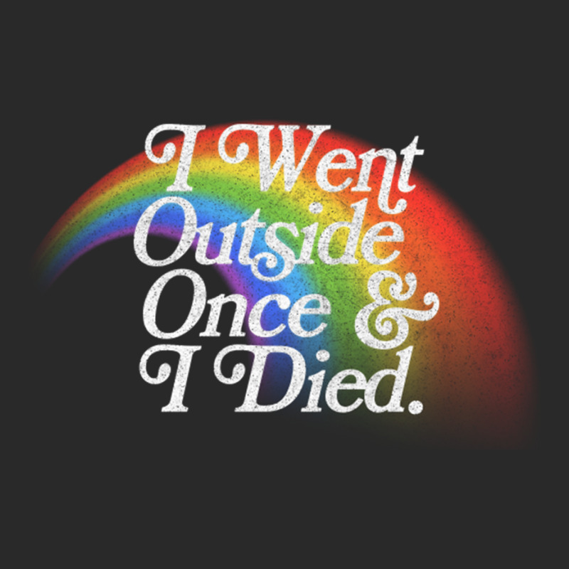 I Went Outside Once I Died Nihilist Meme Design Printed hat by MernaPutney | Artistshot