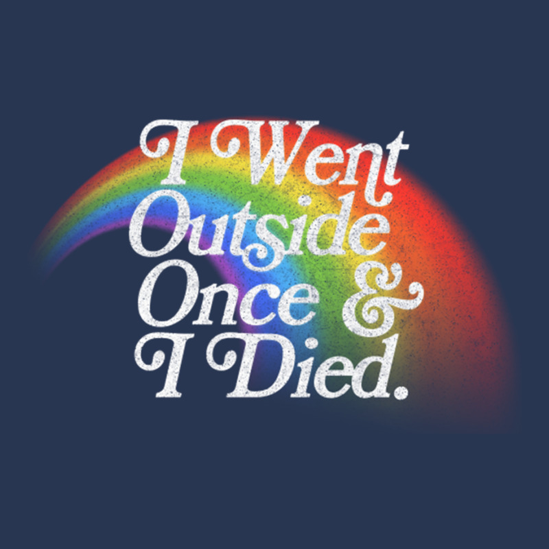 I Went Outside Once I Died Nihilist Meme Design Men Denim Jacket by MernaPutney | Artistshot