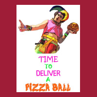 Time To Deliver A Pizza Ball Poster Hippie Ladies Polo Shirt | Artistshot