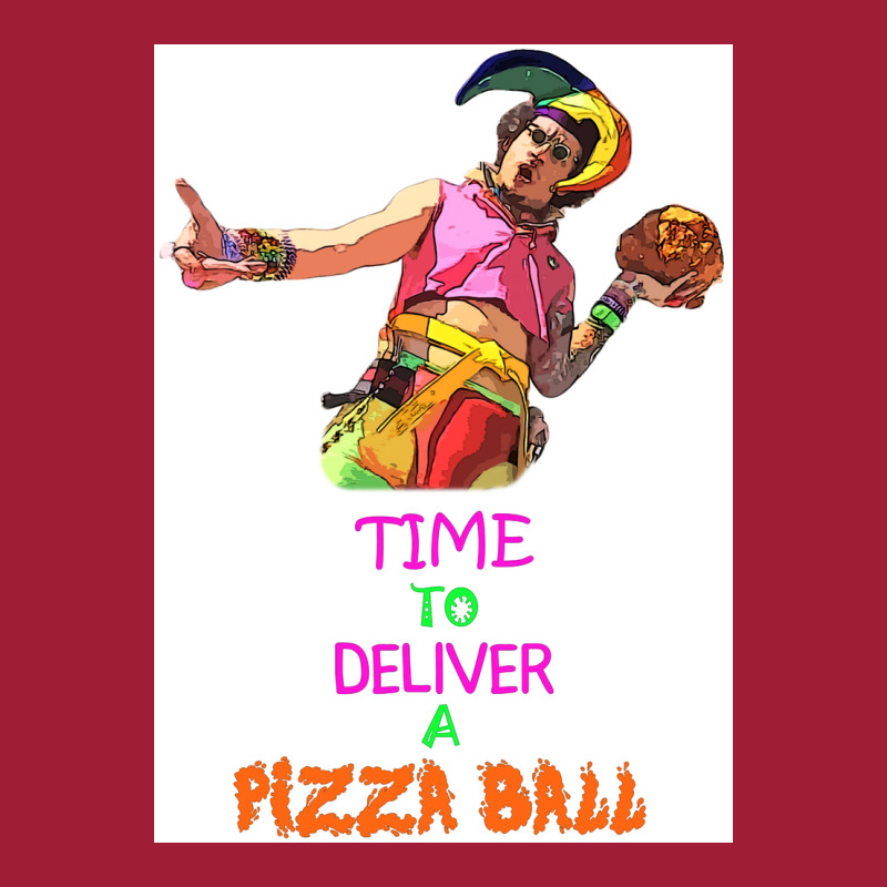 Time To Deliver A Pizza Ball Poster Hippie Ladies Polo Shirt by szylkoarowv | Artistshot