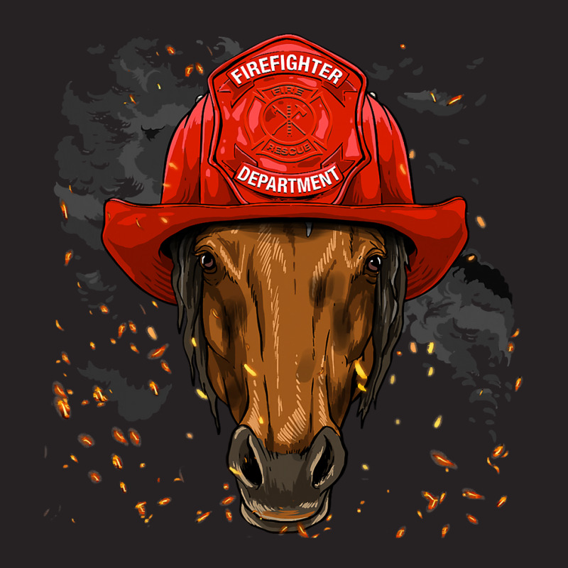 Firefighter Horse Fire Department Fireman Animal Horse Lover 80.png Vintage Cap by SCOTTALLENZ | Artistshot