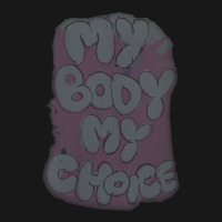 Womens My Body My Choice Women Rights Empowerment Graphic Design V-nec Flannel Shirt | Artistshot