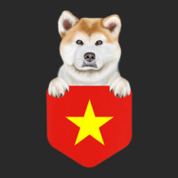 Hot Trend Vietnam Flag Akita Dog In Pocket Toddler T-shirt | Artistshot