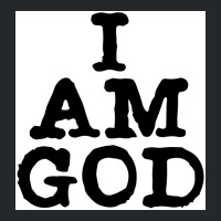 I Am God Cool Lettering Badass Random Funny Poster Vintage (1) Crewneck Sweatshirt | Artistshot