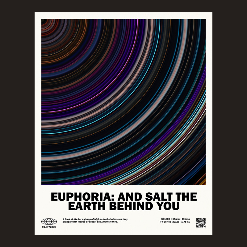 Minimaleuphoria And Salt The Earth Behind You Barcode Tv Show Poster S Tank Top | Artistshot