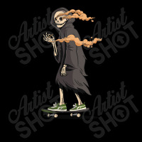 Trending Fairfax Los Angeles California, Skeleton On A Skateboard Smok Adjustable Cap | Artistshot