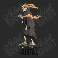 Trending Fairfax Los Angeles California, Skeleton On A Skateboard Smok Printed Hat | Artistshot