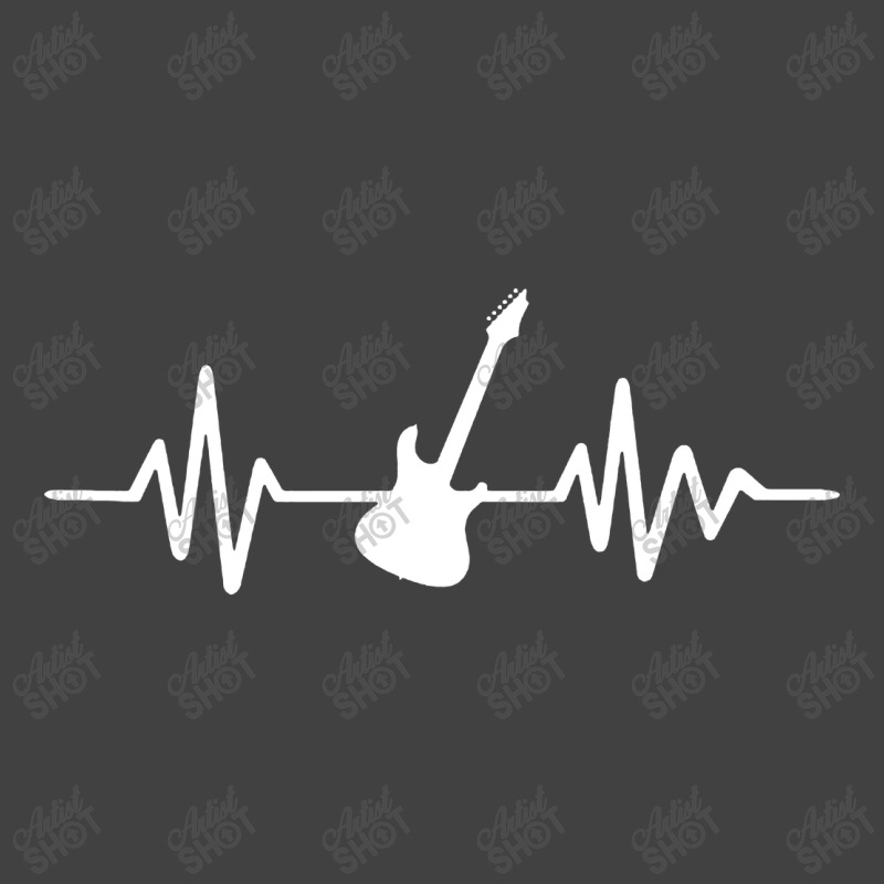 Heartbeat Electric Guitar Vintage T-Shirt by Lissette | Artistshot