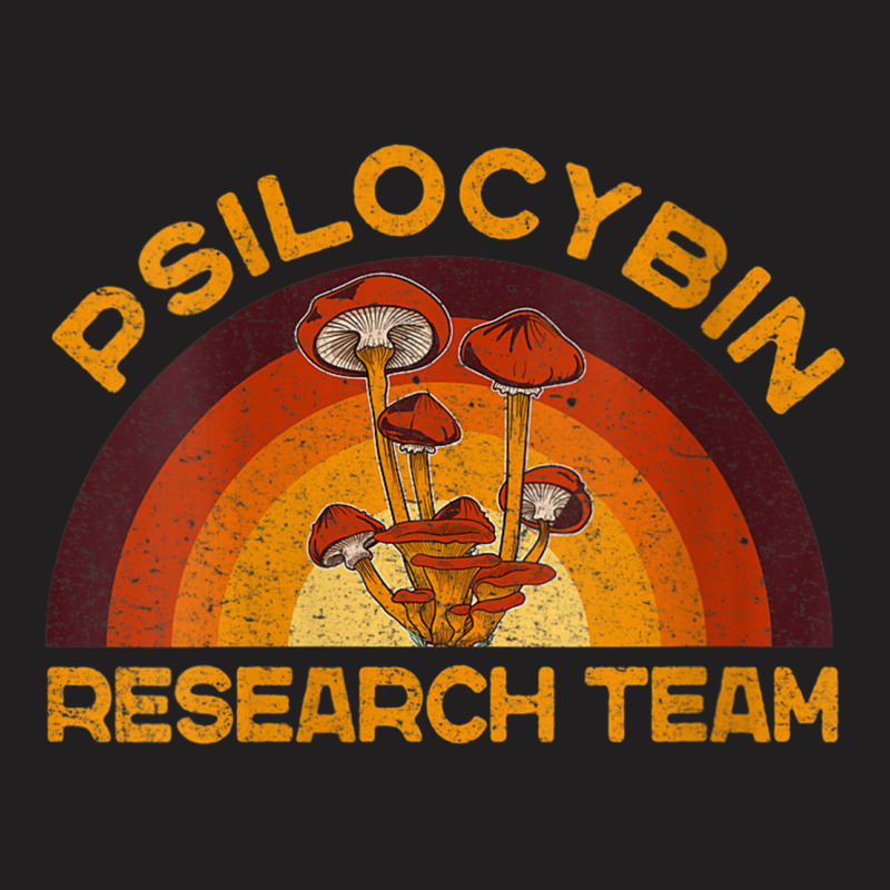 Womens Retro Mushroom Shirt, Vintage Psilocybin Research Team V-neck T-shirt | Artistshot