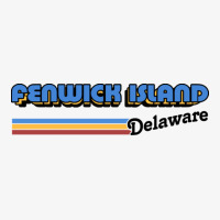 Fenwick Island Delaware Retro Styled Design Ladies Fitted T-shirt | Artistshot