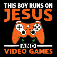 This Boy Runs On Jesus And Video Games Christian Long Sleeve Shirts | Artistshot