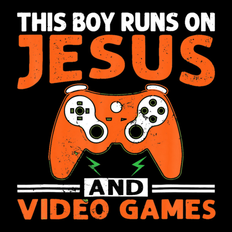 This Boy Runs On Jesus And Video Games Christian Long Sleeve Shirts by sromydivlevn | Artistshot