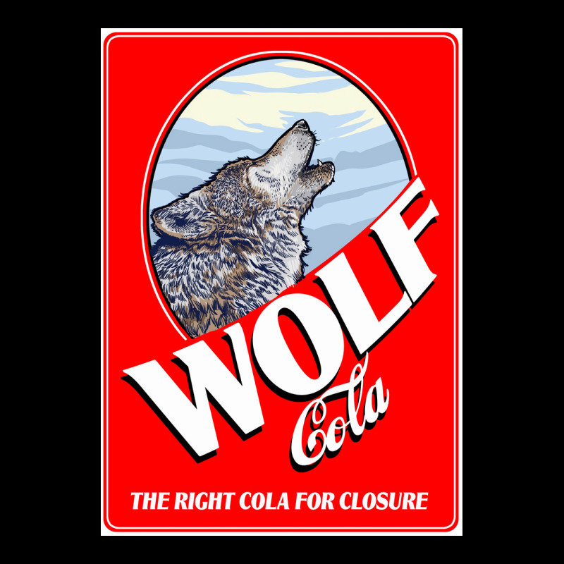 Wolf Cola Poster Hippie Men's 3/4 Sleeve Pajama Set | Artistshot