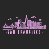 Womens San Francisco California Pink Vintage Skyline Men's T-shirt Pajama Set | Artistshot