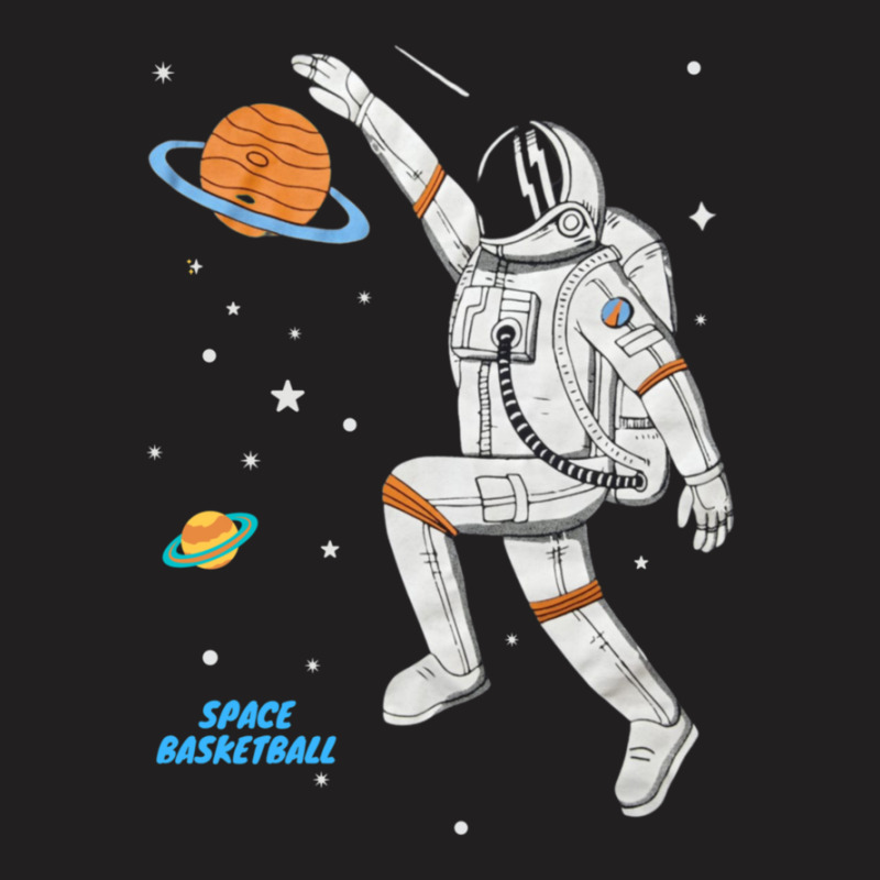 Space Basketball T-shirt | Artistshot