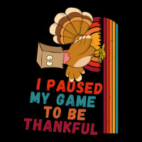 Limited Edition I Paused My Game To Be Thankful Cropped Hoodie | Artistshot