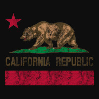 California Republic Flag Bear Vintage Souvenir Sweatshirt Crop Top | Artistshot