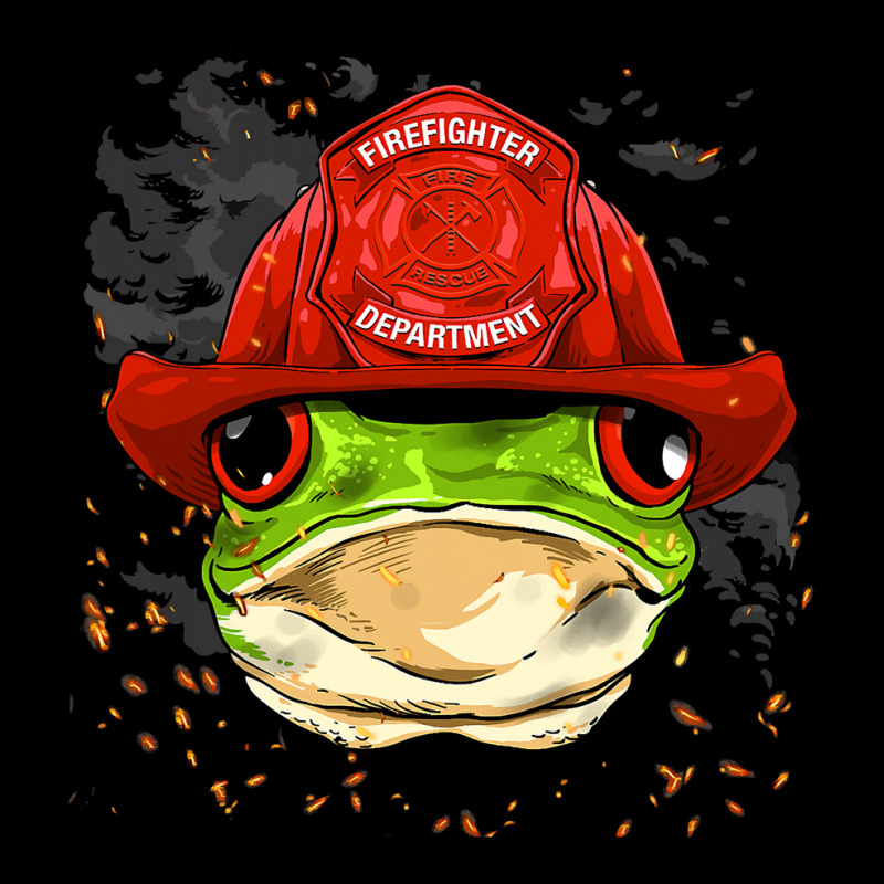 Firefighter Frog Fire Department Fireman Animal Frog Lover 49.png Adjustable Cap by SCOTTALLENZ | Artistshot