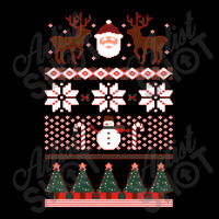 Ugly Christmas Santa Rudolph V-neck Tee | Artistshot