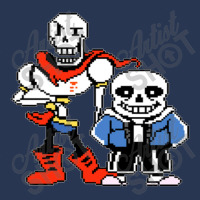 Undertale Sans And Papyrus 01 Men Denim Jacket | Artistshot