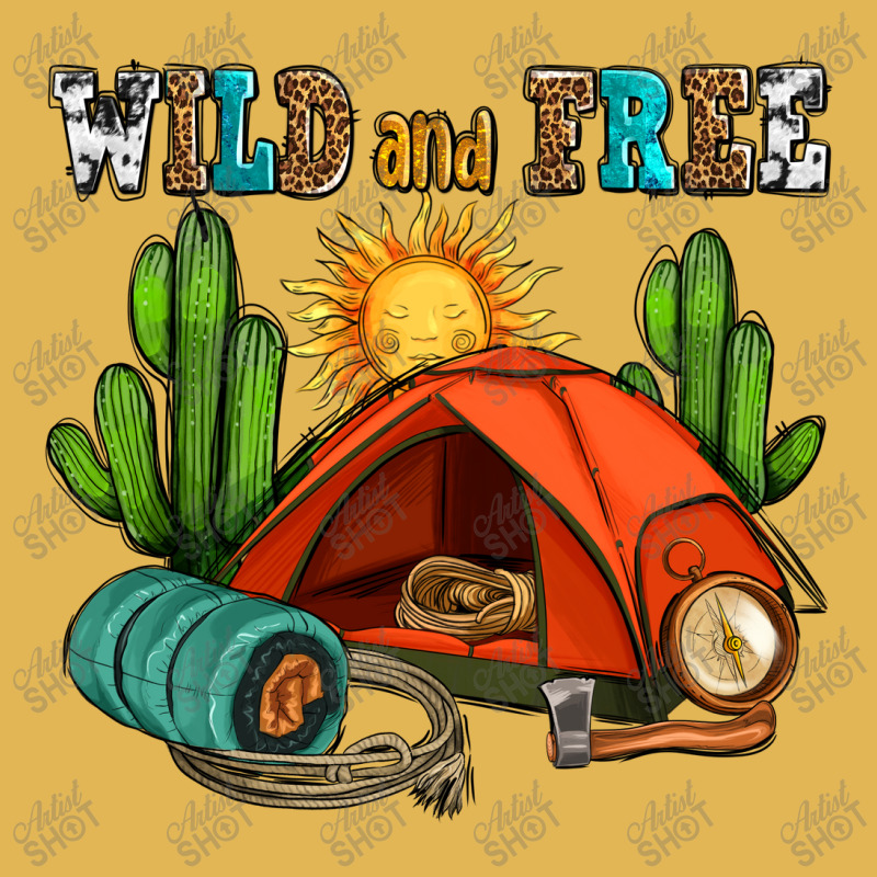 Wild And Free Camp Vintage Hoodie And Short Set | Artistshot