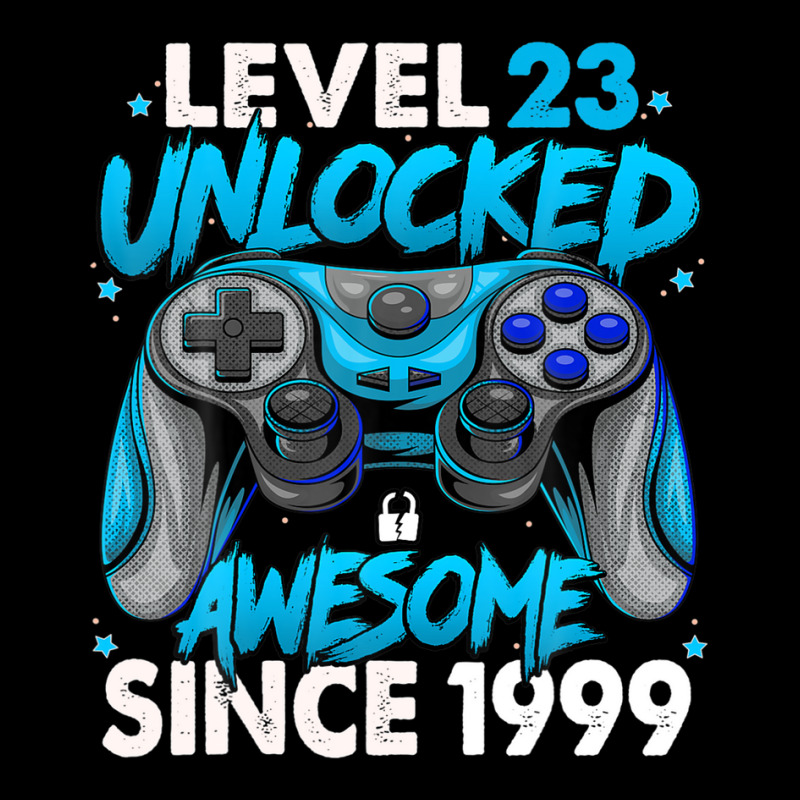 Level 23 Unlocked Awesome Since 1999 23rd Birthday Gaming Fleece Short | Artistshot