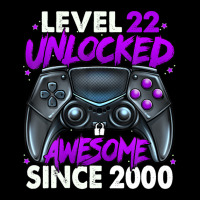 Level 22 Unlocked Awesome Since 2000 22nd Birthday Gaming Unisex Jogger | Artistshot