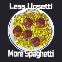 Less Upsetti More Spaghetti Lover Italian Pasta Meatballs T Shirt Unisex Sherpa-lined Denim Jacket | Artistshot